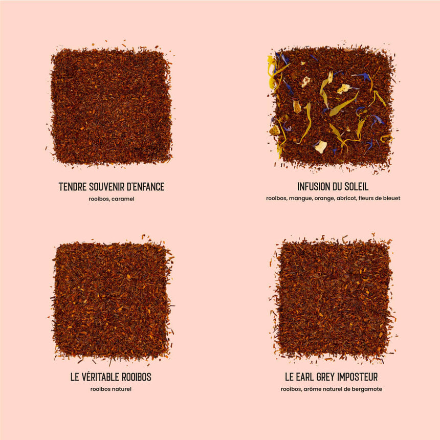 Coffret dégustation des 10 meilleurs rooibos du monde*