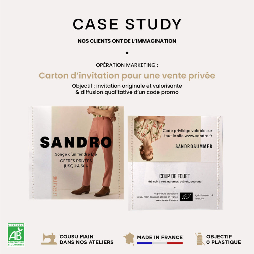 Le sachet personnalisable PRO - Impression QUADRI