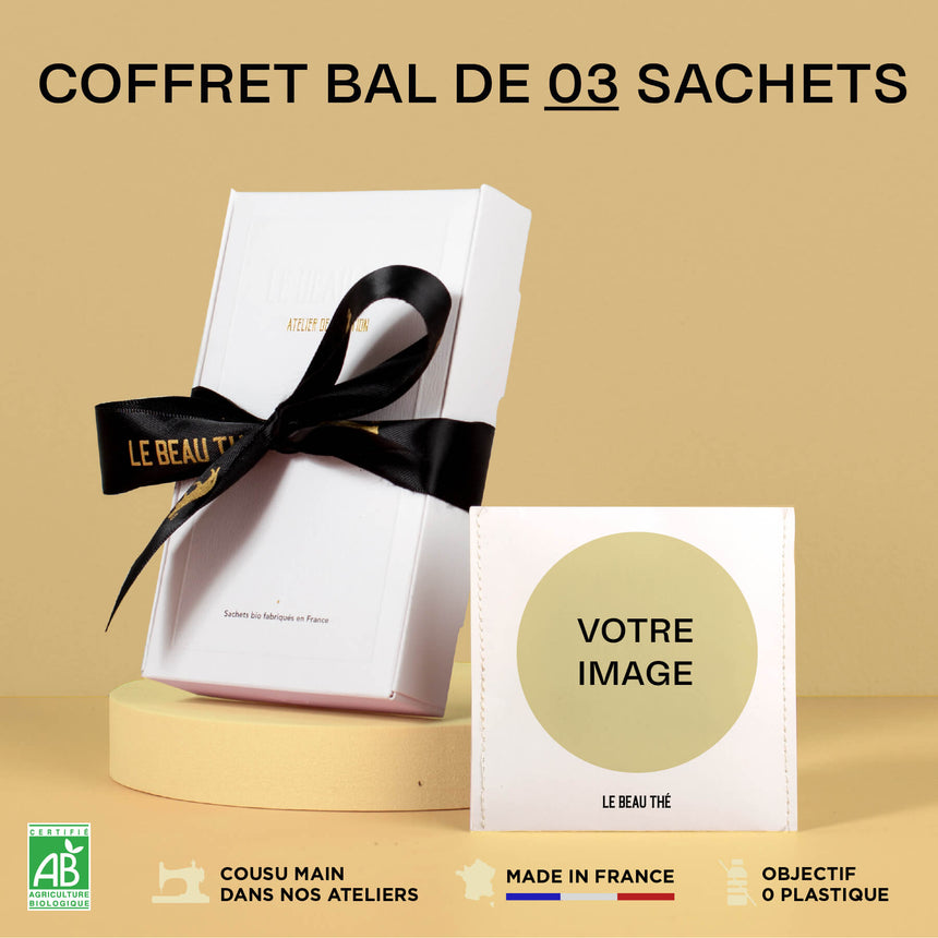 La boîte BAL de 3 sachets de thé personnalisés (Pro)