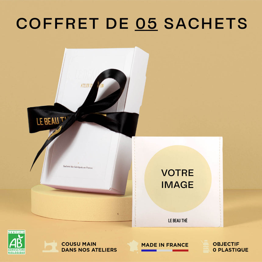 La boîte BAL de 5 sachets de thé personnalisés (Pro)