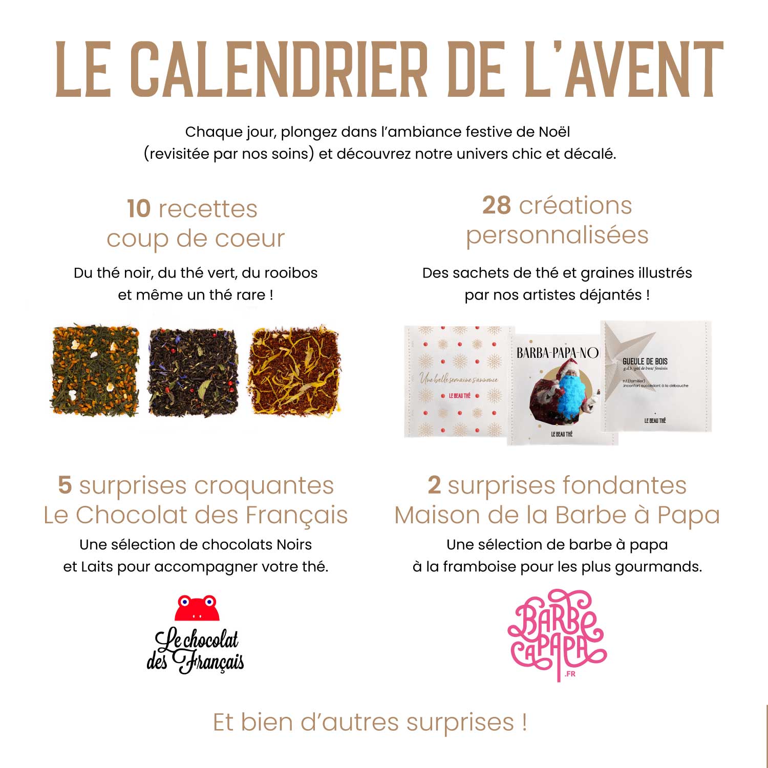 Le calendrier de l'avent Le Beau Thé 🎁