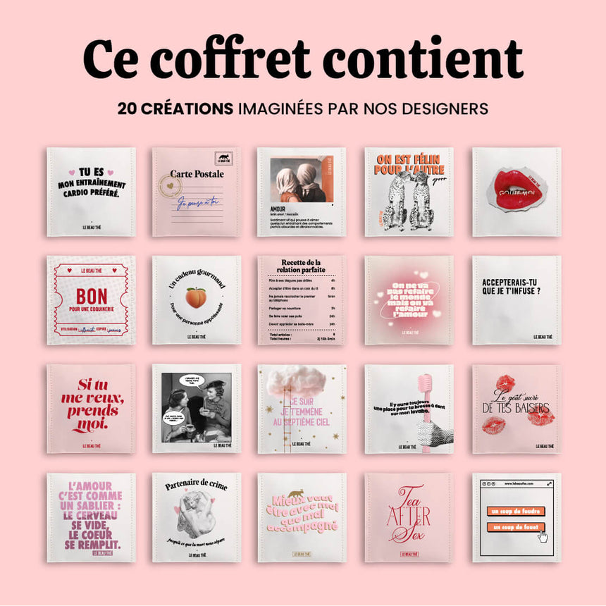 Le coffret Amour | 20 façons de dire Je t'aime ♥️