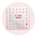 Fête des mères coeurs   | Sachet de thé personnalisé