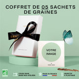 La boîte BAL de 5 sachets de graines à semer personnalisés (Pro)