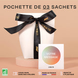 La pochette de 3 sachets de thé personnalisés (revendeur)