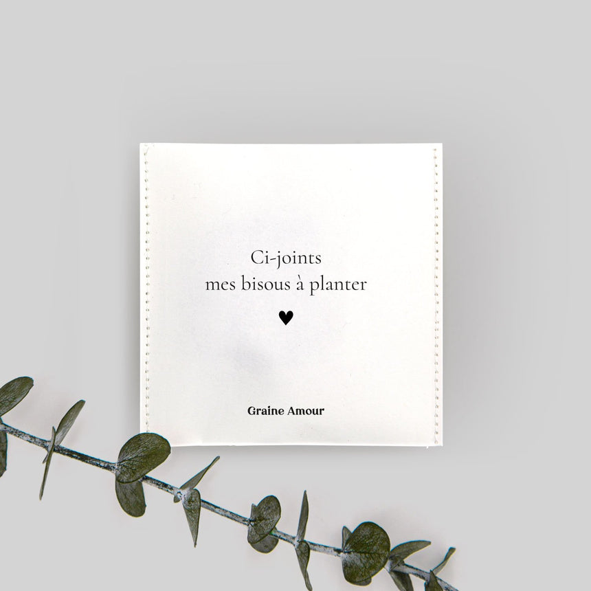 Sachet de graines personnalisé | Basilic le grand