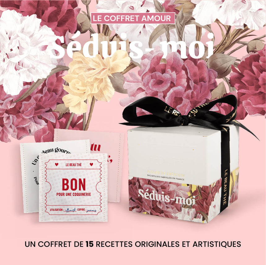 Coffret Infusion Bio Jour d'Amour- 20 sachets dose luxe