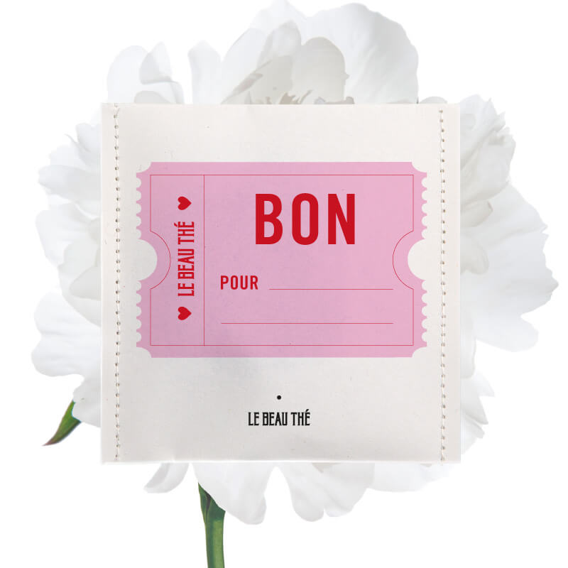 Bon pour une Saint-Valentin | Sachet de thé personnalisé