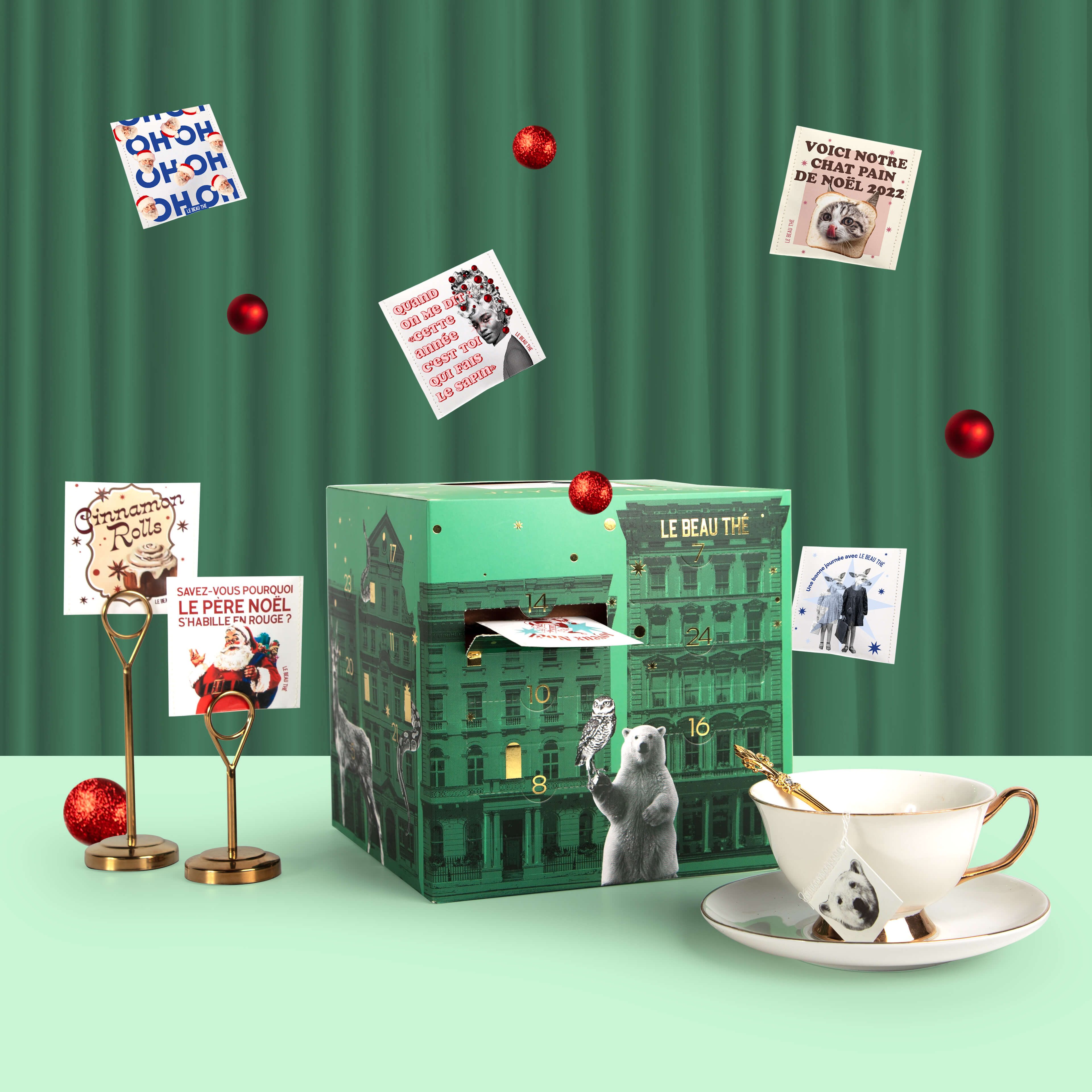 Le calendrier de l'Avent format cube Le Beau Thé 🎁