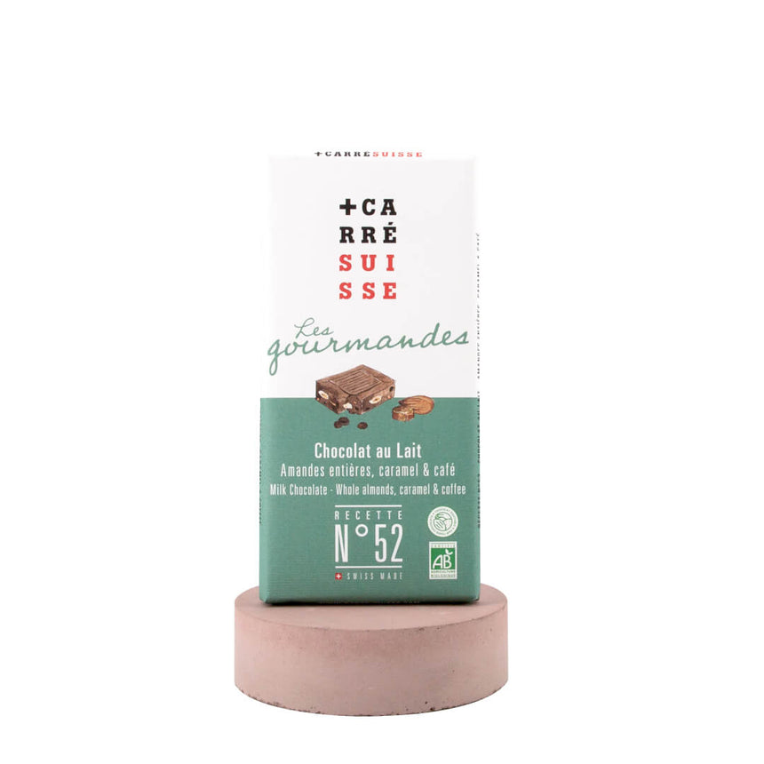 Chocolat au lait, noisettes entières recette N°50 | Carré Suisse