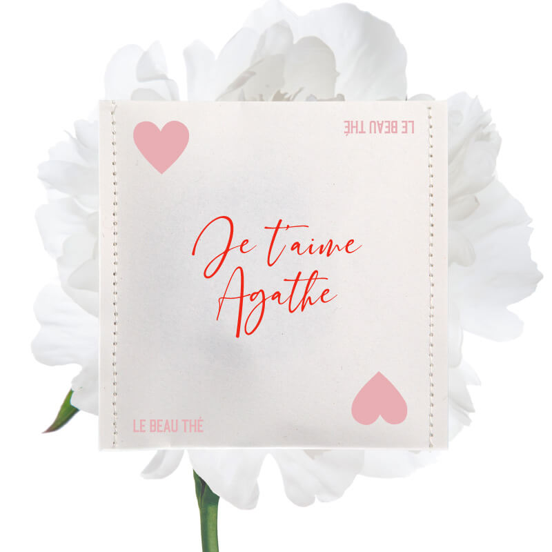 Bon pour une Saint-Valentin | Sachet de thé personnalisé