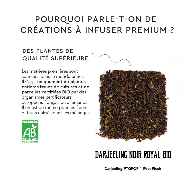 Darjeeling noir royal- première récolte (first flush) bio