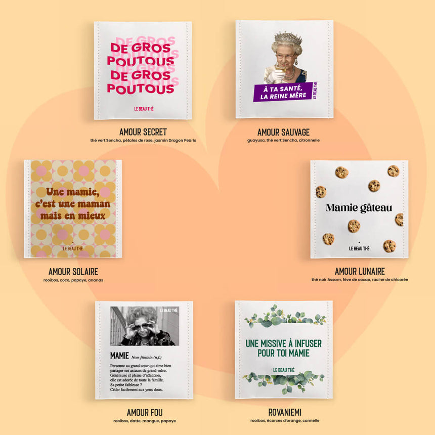 Le coffret pour mamie | Mamie en or