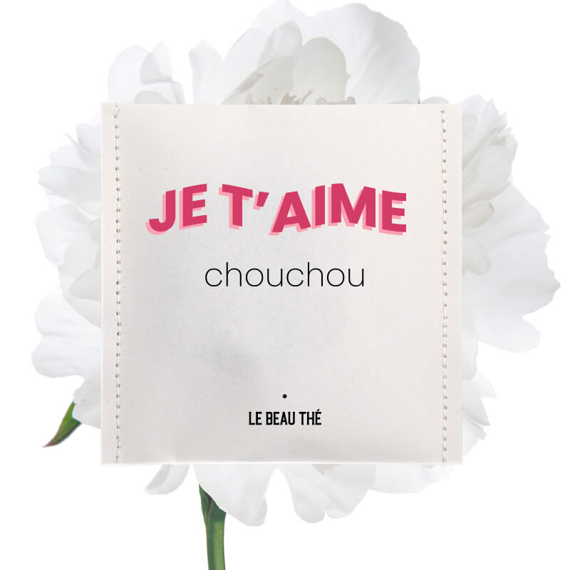 Je t'aime Saint-Valentin | Sachet de thé personnalisé