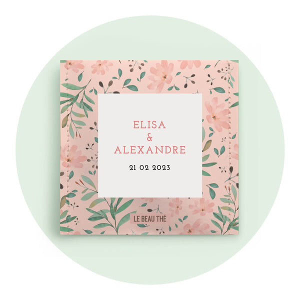 Mariage merveilleux Sachet de thé personnalisé Le Beau Thé