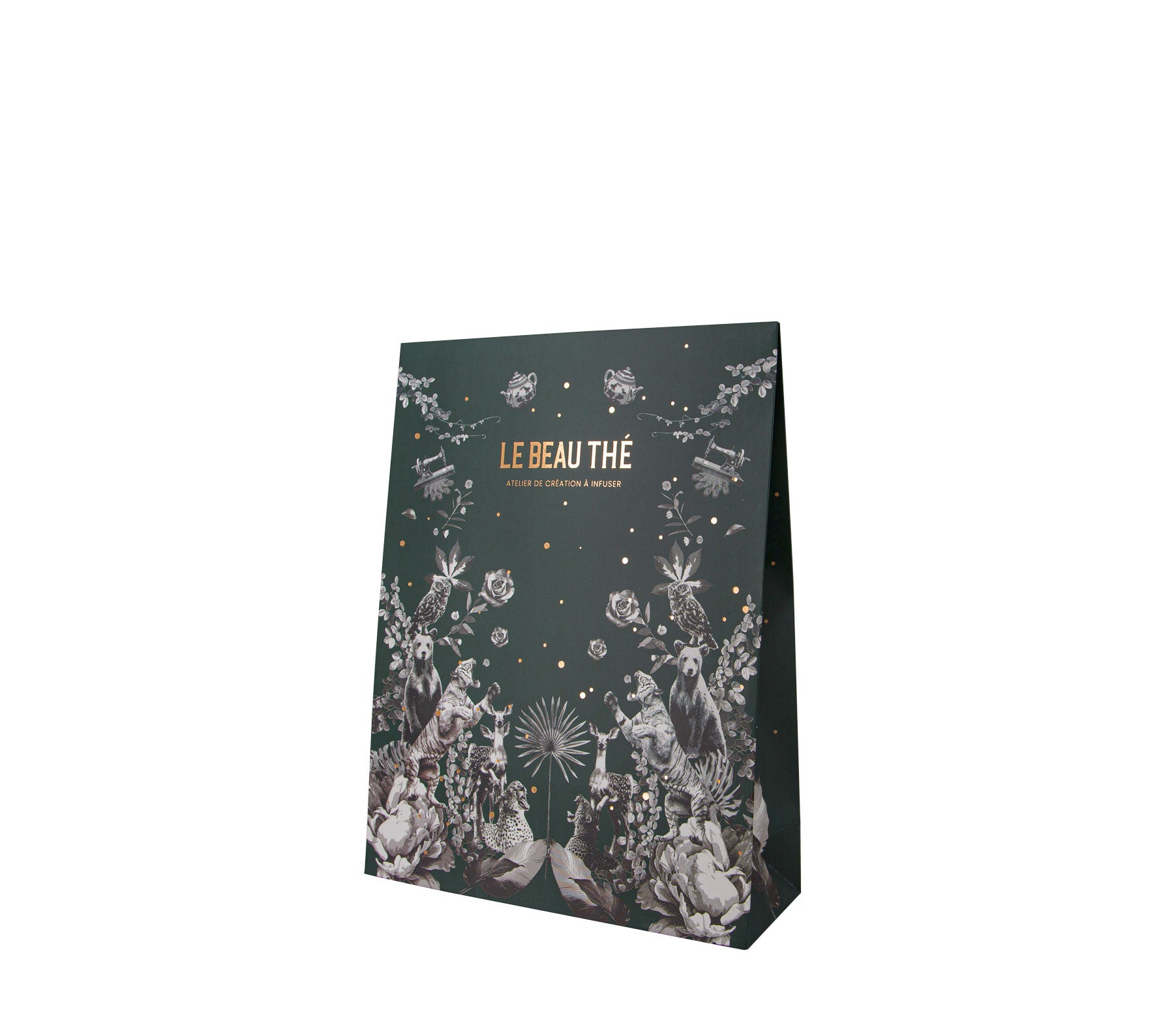 La pochette cadeau dorée à l'or chaud