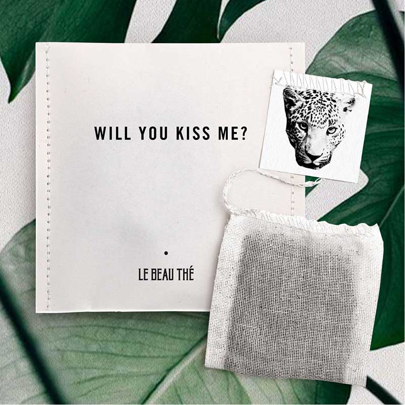 Sachets de thé personnalisés en coffret - L'original
