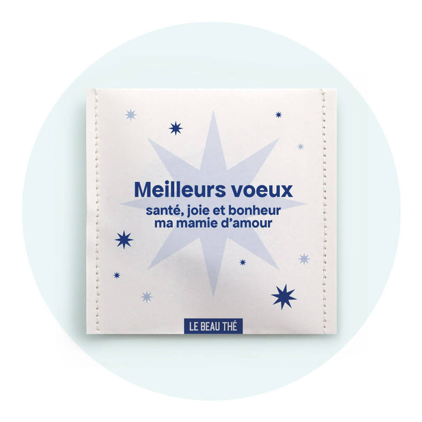 Meilleurs voeux | Sachet de thé personnalisé