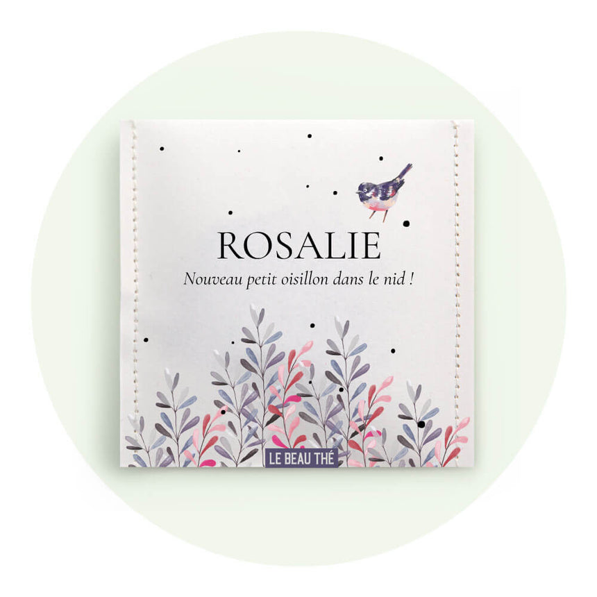 Naissance exotique | Sachet de thé personnalisé