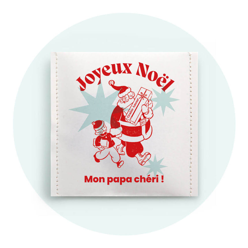 Joyeux Noël ! | Sachet de graines personnalisé