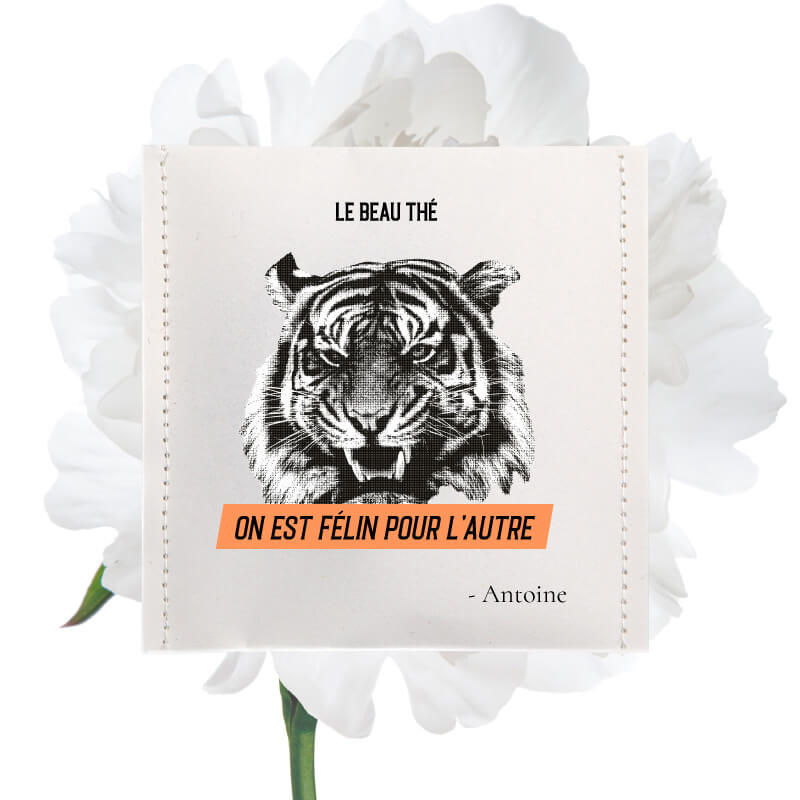 Bon pour une Saint-Valentin | Sachet de thé personnalisé