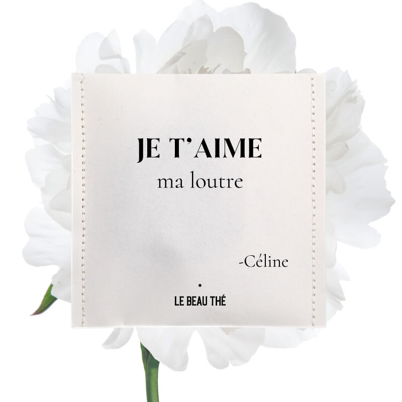 Une belle attention pour la Saint-Valentin | Sachet de thé personnalisé